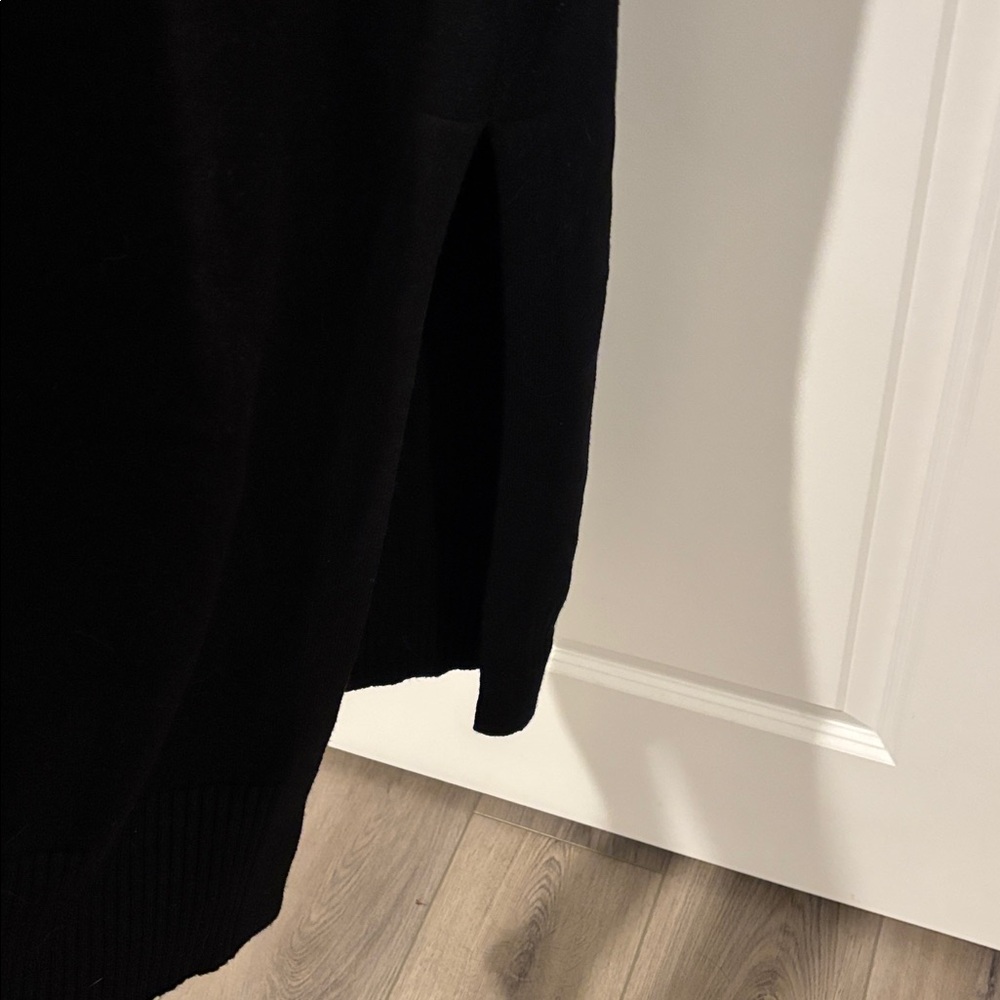 Splendid x Cella Jane Black Long Sleeve Sweater Dress - Picture 8 of 8